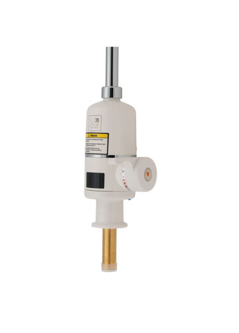 Проточний кран-водонагрівач кухонний для кухні Warm 056 LDWAR056WCR24984 White / Chrome LIDZ 00 056 (323485750)