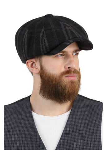 Кепка восьмиклинка сіра в клітинку (SC380312) Westward (296718644)