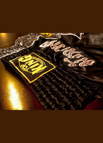 Шорти для кікбоксингу тайського боксу муай тай тайський бокс GDragon Sport чоловічі труси кікбокс професійні Чорні 4_1_М_9 No Brand (316630675)