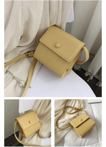 Квадратна жіноча міні-сумочка клатч на плече "Monica" гірчичний ( ) China (366874371)