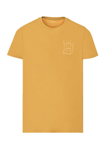 Желтая футболка с коротким рукавом Livergy