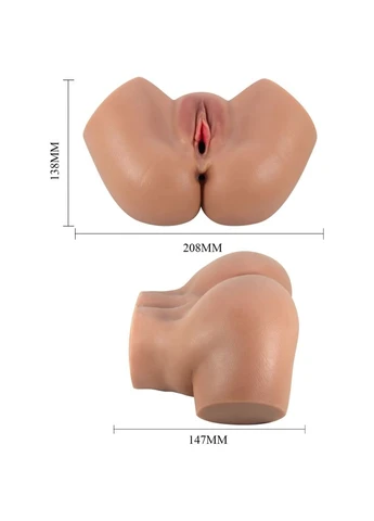 Вагіна з вібрацією Hailey Soft Skin Crazy Bull (402622914)