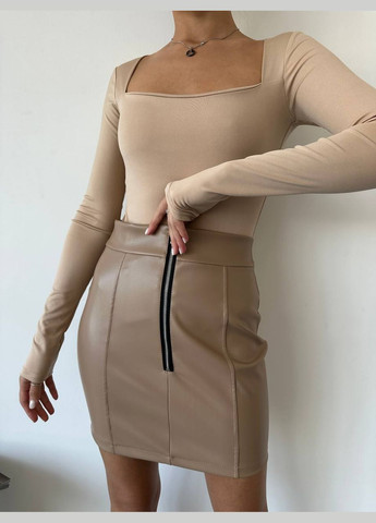 Женский обтягивающий боди-лонгслив с длинным рукавом бордовый. No Brand (316232117)