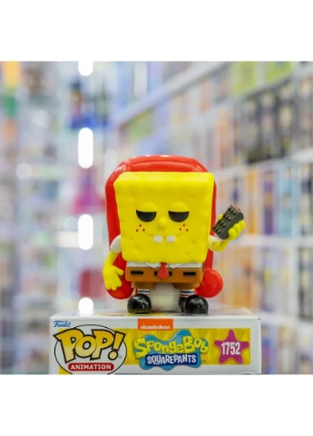Ігрова фігурка Funko POP! Губка Боб Мем Ight Imma Head Out вініл 9,6 см чібі No Brand (400879158)
