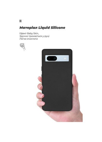 Чохол ICON Case для Google Pixel 7a Black (ARM70910) ArmorStandart (323100400)