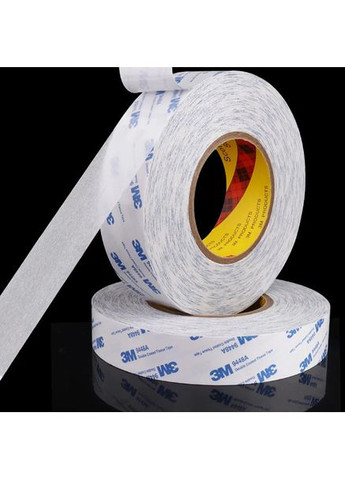 Двостороння стрічка 3M 9448A Double Side Tape 10 мм 10 метрів Прозора 3М (345701642)