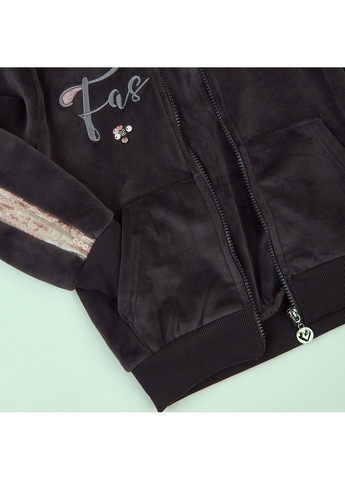 Сірий зимній спортивний костюм F&D 3953