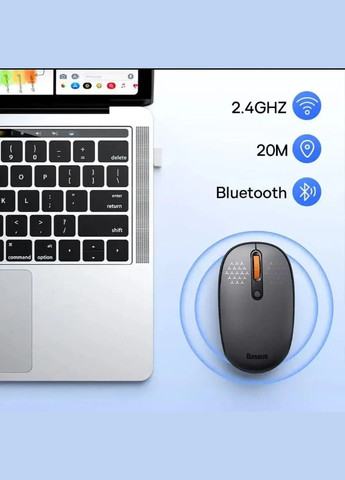 Беспроводная мышь, 2,4G, бесшумный щелчок Baseus (305412278)