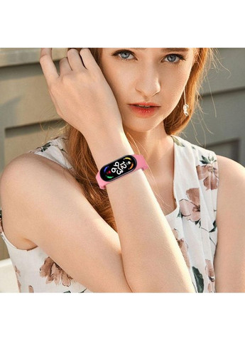 Ремінець Ocean Band для Xiaomi Mi Band 9/8/10 Pink No Brand (361078013)