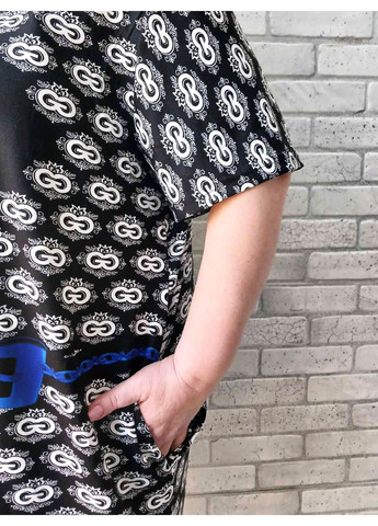 Жіноча трикотажна літня туніка батал з кишенями No Brand (365811576)