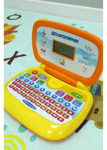 Дитячий комп'ютер Ноутбук навчальний та ігровий ДОШКОЛЯРИК Українською мовою, 8 навчальних режимів Limo Toy (360544332)