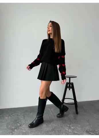 Чорний светр ao147 No Brand