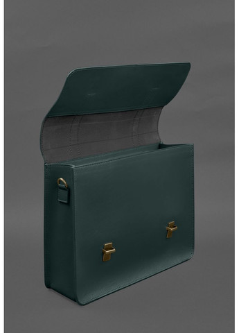 Шкіряна сумка-портфель Porte зелений BlankNote (348359353)