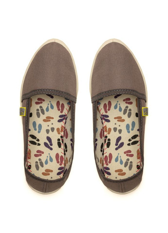 Серые эспадрильи женские canvas titanium Oldcom без декора (360870321)