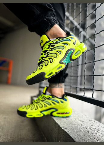 Желтые всесезонные кроссовки мужские nike air max tn plus lemon twist yellow | найк аир макс тн плюс жёлтые No Brand