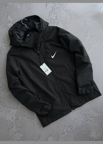 Чорна демісезонна вітровка No Brand