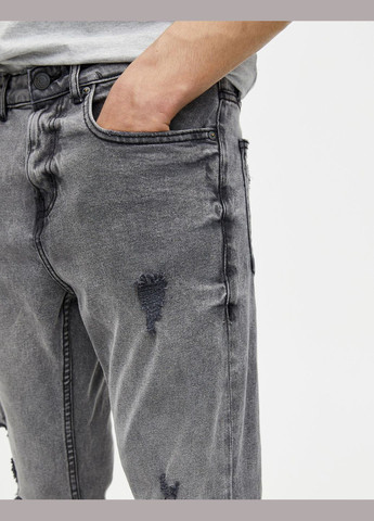 Темно-серые джинсы лето,темно-серый, Pull & Bear