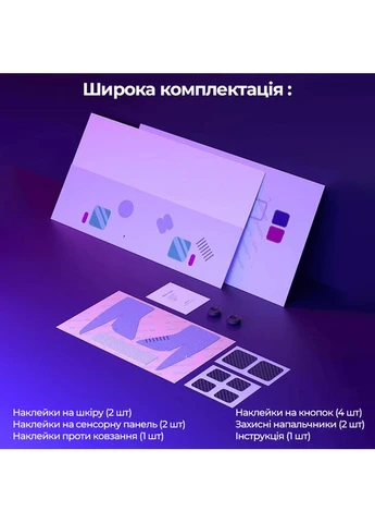 Комплект защитных наклеек на корпус для Steam Deck GP0002NS (Retro Boy) с накладками на стики и сенсорные панели Jsaux (396733051)