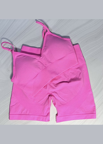 Літній спортивний костюм (комплект для фітнесу), топ і шорти No Brand (323139430)