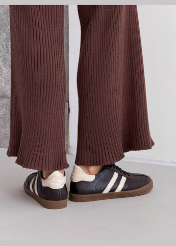 Коричневые кеды No Brand