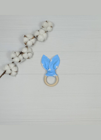 Комфортер Ведмедик і Еко гризунок Шурхітливі вушка a.l.babybox Зірки білі на блакитному Блакитний No Brand (315488362)