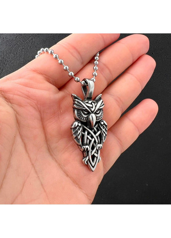 Готичний панк кулон сова з медичної сталі PS-054 No Brand (299340173)