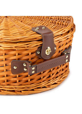 Кошик для пікніка Етно на 2 особи коричневий 0503-023 ELISEY (333986416)