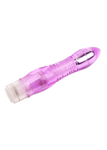 Вибратор гелевый ребристый Crystal Jellie, Chisa (331168087)