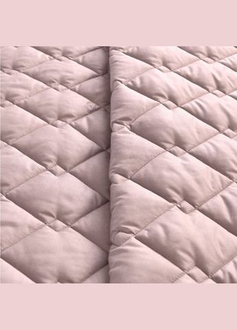 Покрывало Стиль Cube двустороннее пудра/светло-серый 210*240 IDEIA (288045283)