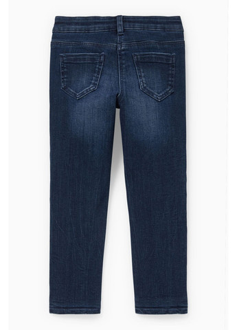 Синие демисезонные джинсы skinny C&A