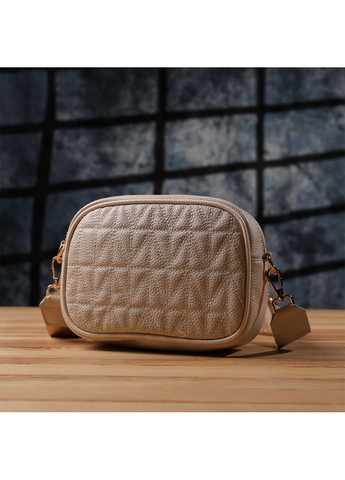 Елегантна жіноча сумка на кожен день з натуральної шкіри 22904 Білий Vintage (361679926)