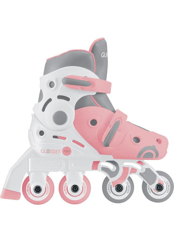 Роликові ковзани Learning Skates 2 в 1, р.30-33, пастельно-рожевий () Globber 783-210 (328261197)