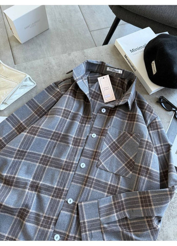 Жіноча сорочка в клітинку No Brand (366226895)