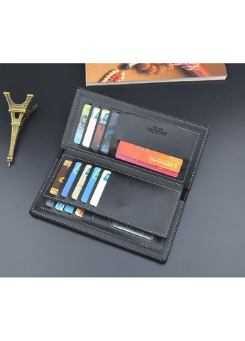 Чоловічий клатч портмоне екошкіра вертикальний під рептилію крокодил чорний No Brand (351536719)