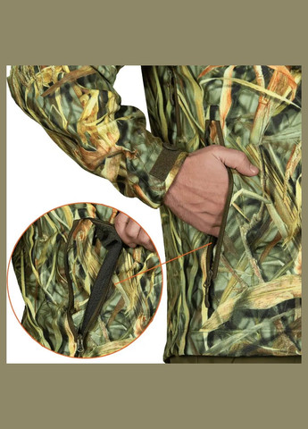 Комбинированная демисезонная куртка rubicon cane Camotec