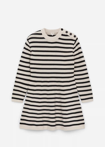 Молочна кежуал сукня Arket в смужку