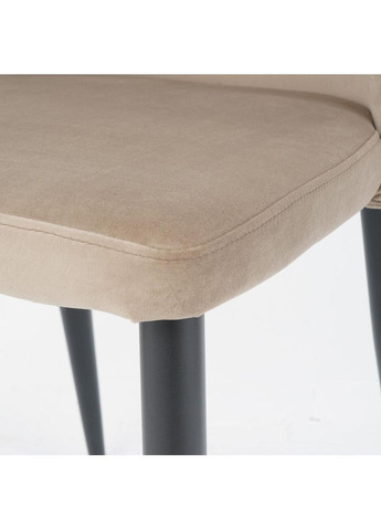 Стілець BULL чорний каркас/темний беж Intarsio (365461376)