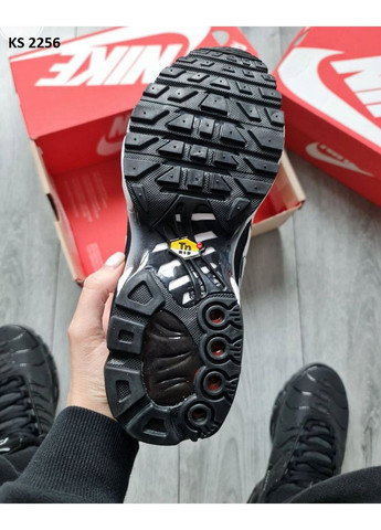 Чорні Осінні кросівки чоловічі nike air tn max plus white black найк аір макс тн плюс No Brand