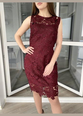 Бордова сукня з мережива AX Paris