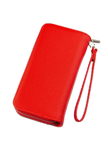 Гаманець жіночий з зернистою екокожі яскраво-червоний 19044 KIVI (329199162)