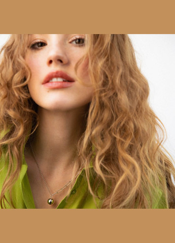 Срібне кольє Ланцюжок з кулькою 181227 45 Oniks (264392997)