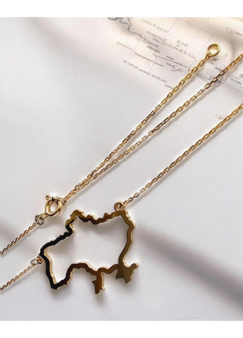 Золоте кольє "Мапа України" (40-45см) Україна 1 Denarius (355795741)