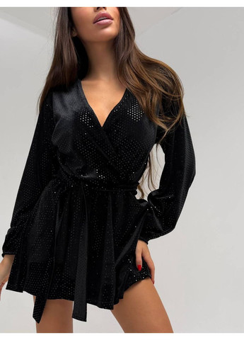 Комбинезон N.Family однотонный чёрный кэжуал