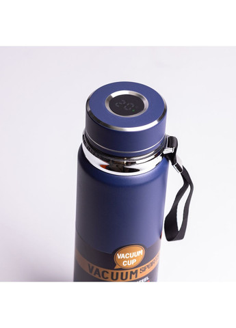 Термос Vacuum Sports с датчиком температуры 1 л Синий No Brand (362456008)