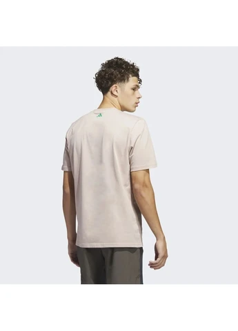 Персиковая футболка мужская chain net basketball graphic tee peach ic1863 adidas