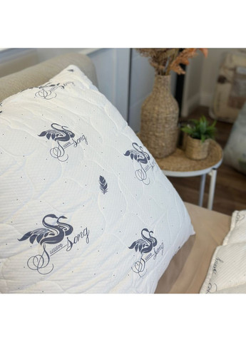 Подушка из лебединого пуха 21496 70х70 см белая Leri Max (365688989)