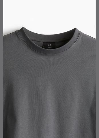 Сіра футболка вільного крою H&M loose fit