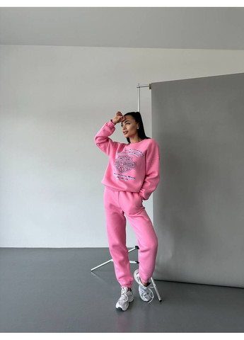 Рожевий світшот жіночий — замір в описі Vione малюнок без декору (368709026)