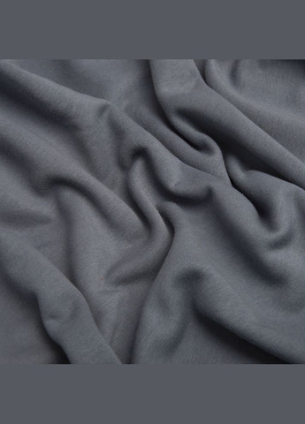 Тканина трикотаж трьохнитка петля Сезон сірий IDEIA (289552739)