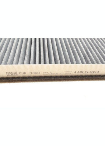 Фильтр салона Porsche 911/Cayman/Boxster 05-(угольный) FILTER CUK 3360 UA63 Mann Filter (345774744)